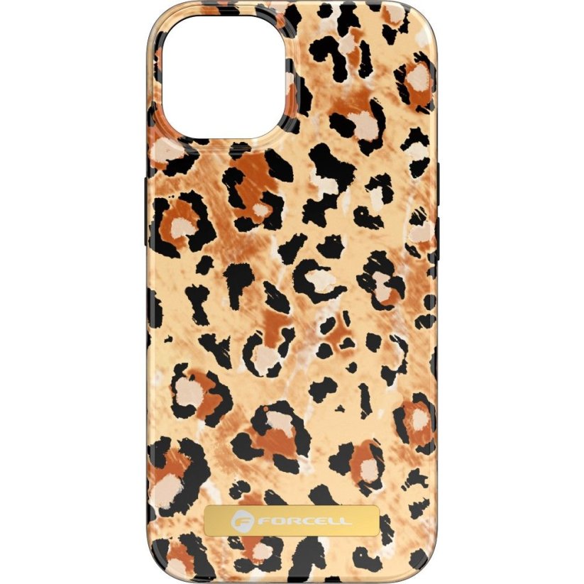 Kryt Forcell F-Protect Mirage Case s MagSafe iPhone 15 Plus Wild Panther