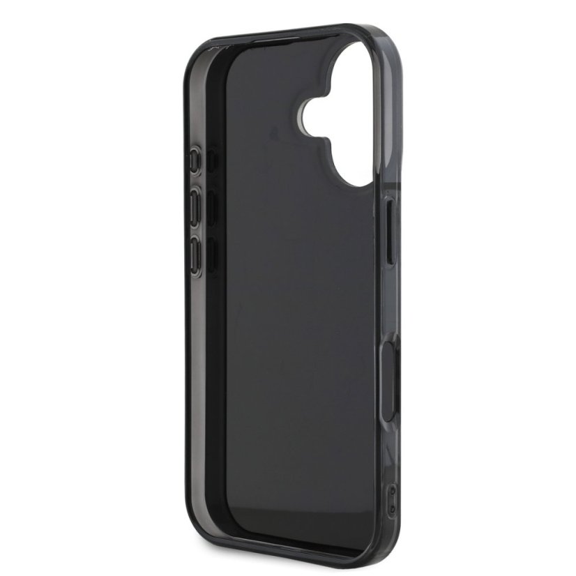 AMG Carbon Pattern zadný kryt pre iPhone 16 Black