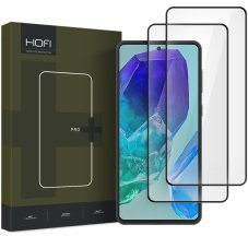 2ks v balení, set ochranných skiel Hofi Glass Pro+ 2-Pack Samsung Galaxy M55 5G Black