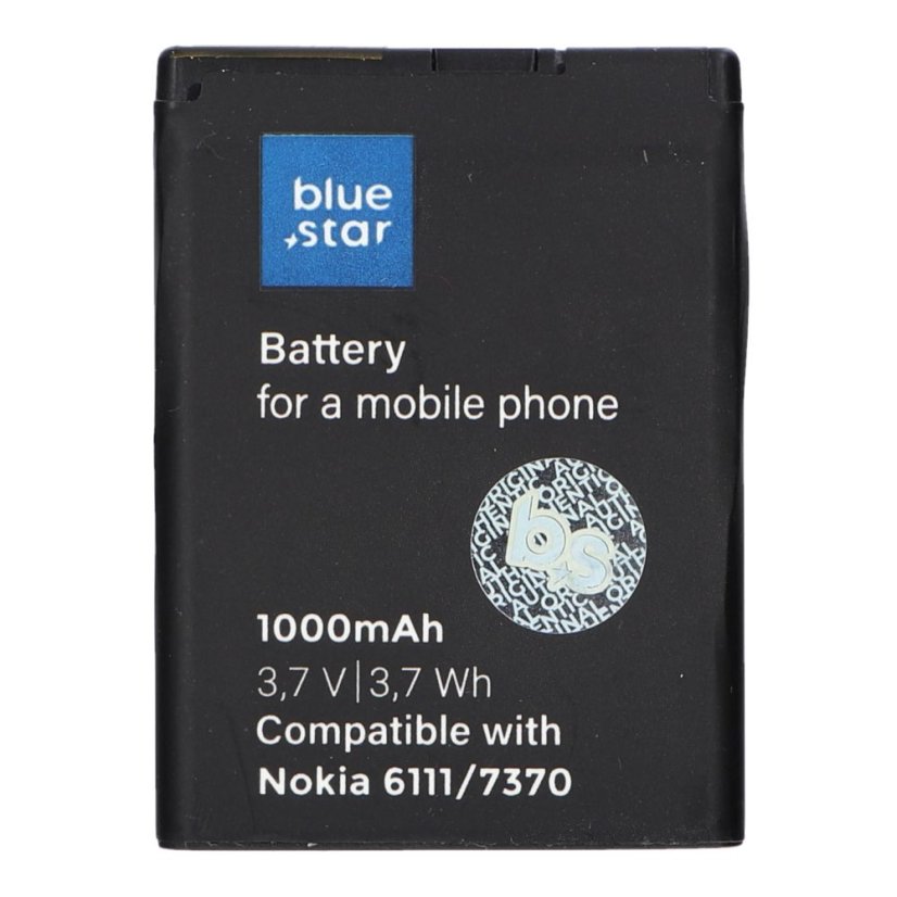 Akkumulátor Battery Nokia 6111 / 7370 / N76 / 2630 / 2760 / N75 / 2600 Classic 1000 mAh Blue Star Premium