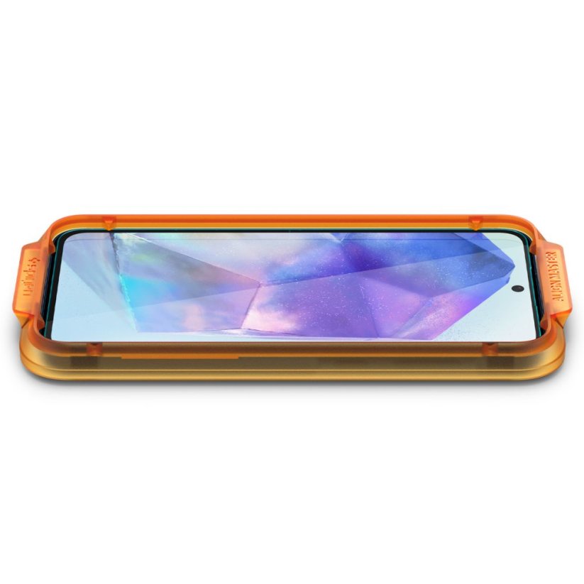 Ochranné tvrdené sklo Spigen Alm Glas.Tr 2-Pack Samsung Galaxy A55 5G Clear
