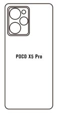 Hidrogél - hátsó védőfólia - Xiaomi Poco X5 Pro 5G