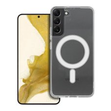 Kryt Case Samsung Galaxy S22 Plus Clear Mag Cover s MagSafe Priesvitný Kryt Case Samsung Galaxy S22 Plus Clear Mag Cover s MagSafe Priesvitný