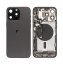 Apple iPhone 14 Pro - Zadný housing s predinštalovanými dielmi (Space Black)