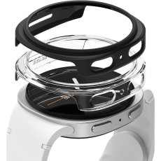 2ks v balení, set krytov Ringke Slim 2-Pack Samsung Galaxy Watch 8 (44 mm) Clear & Matte Black