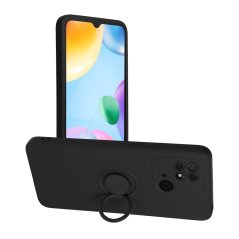 Kryt Silicone Ring Case Xiaomi Redmi 10C Black Kryt Silicone Ring Case Xiaomi Redmi 10C Black