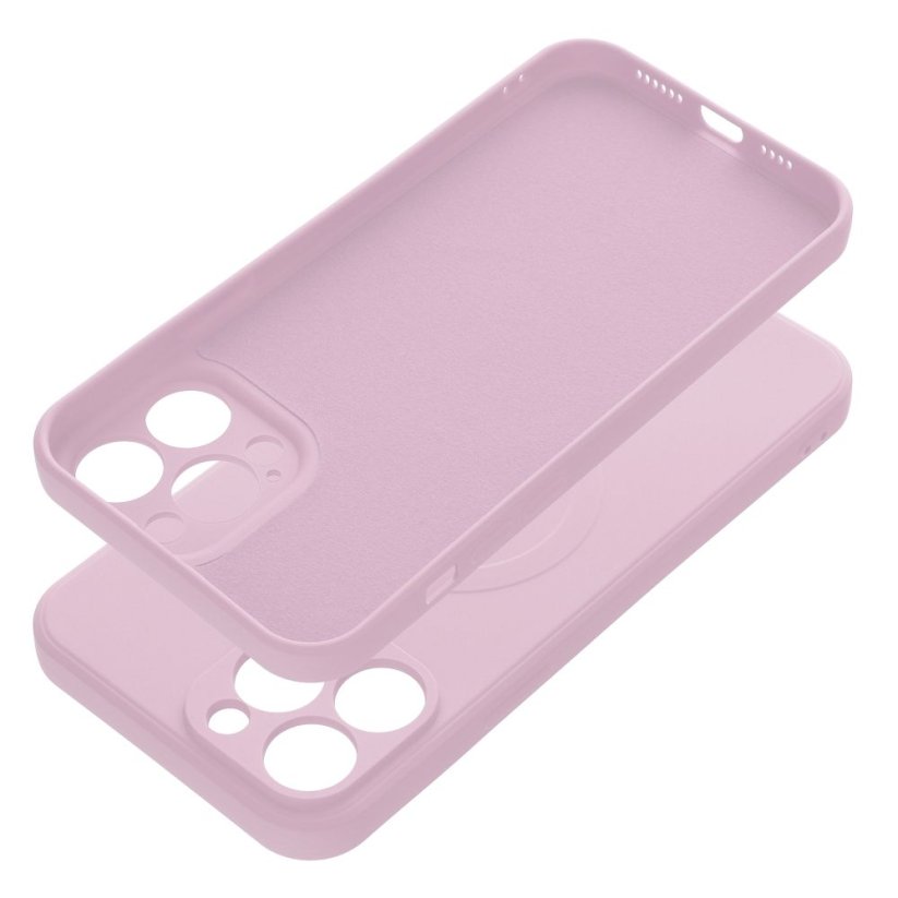 Kryt Silicone Mag Cover Case s MagSafe iPhone 13 Pro Max Pink