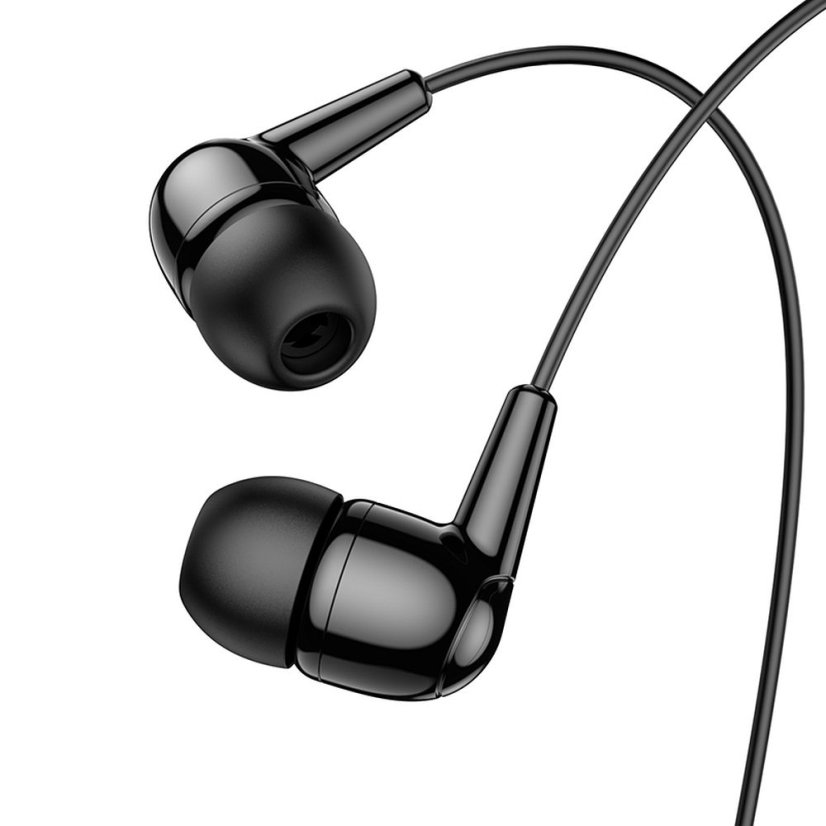 Fejhallgató vezeték fülhallgató csatlakozó 3,5 mm Hoco M97 Black