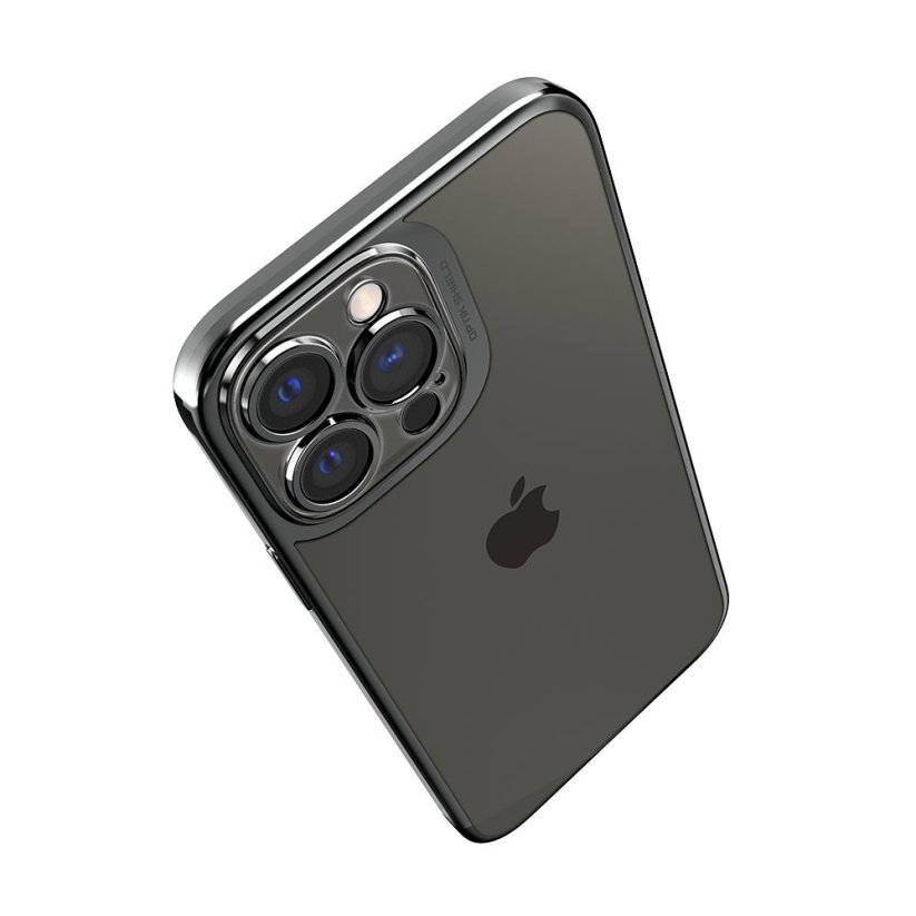 KRYT SPIGEN OPTIK CRYSTAL iPhone 13 Pro CHROME GREY