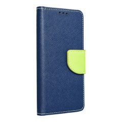 Kryt Fancy Book Realme C35 tmavomodrý / žltý limetkový Kryt Fancy Book Realme C35 tmavomodrý / žltý limetkový