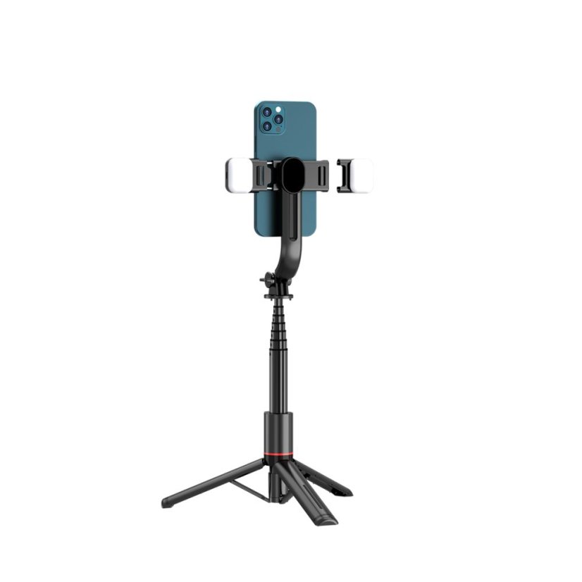 Selfie tyč Tech-Protect L05S Bluetooth Selfie Stick Tripod & Led Light Black