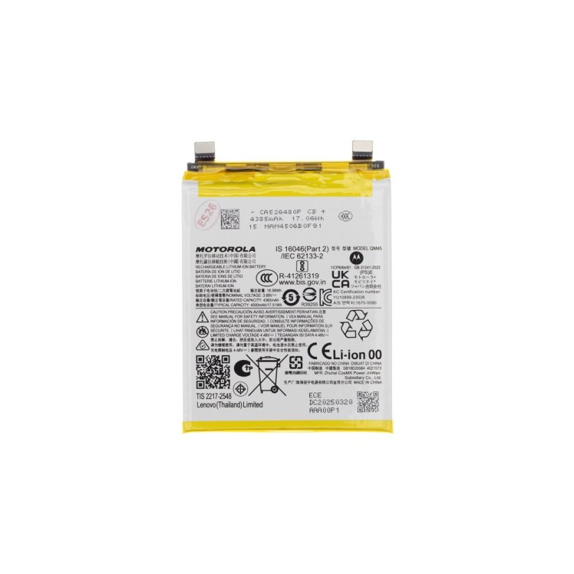 QM45 batéria pre Motorola 4500mAh (Service Pack - originálny diel)