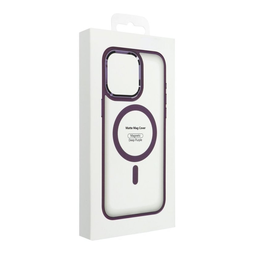 Kryt Matte Mag Cover Case s MagSafe iPhone 15 Pro Purple