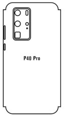 Hydrogel - zadná ochranná fólia - Huawei P40 Pro Hydrogel - zadná ochranná fólia - Huawei P40 Pro