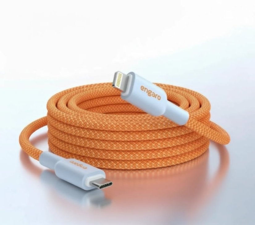 engaroPower USB-C/Lightning 2m gyorstöltő fonott kábel
