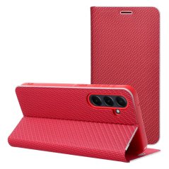 Kryt Luna Book Carbon Samsung Galaxy S25 Edge Red Kryt Luna Book Carbon Samsung Galaxy S25 Edge Red