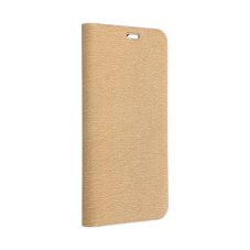 Kryt Forcell Luna Book Gold Huawei P Smart 2021 stříbrný