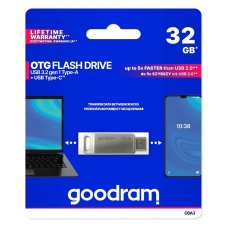 Pamäťová karta Goodram Pendrive Otg USB A + Type C Oda3 32Gb Usb3.2