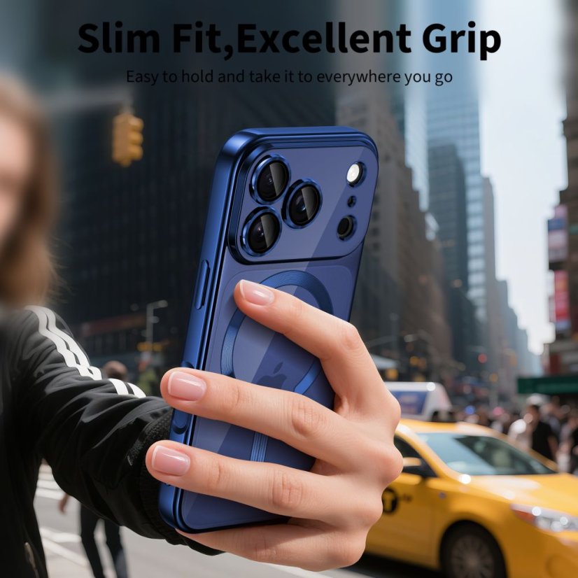 Tech-Protect Magflex magsafe iPhone 17 Pro Max Shiny mélykék