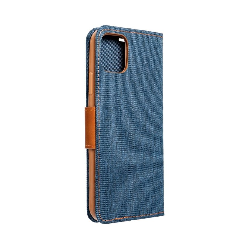 Kryt Canvas Book Case Xiaomi Redmi Note 12 5G Navy Blue
