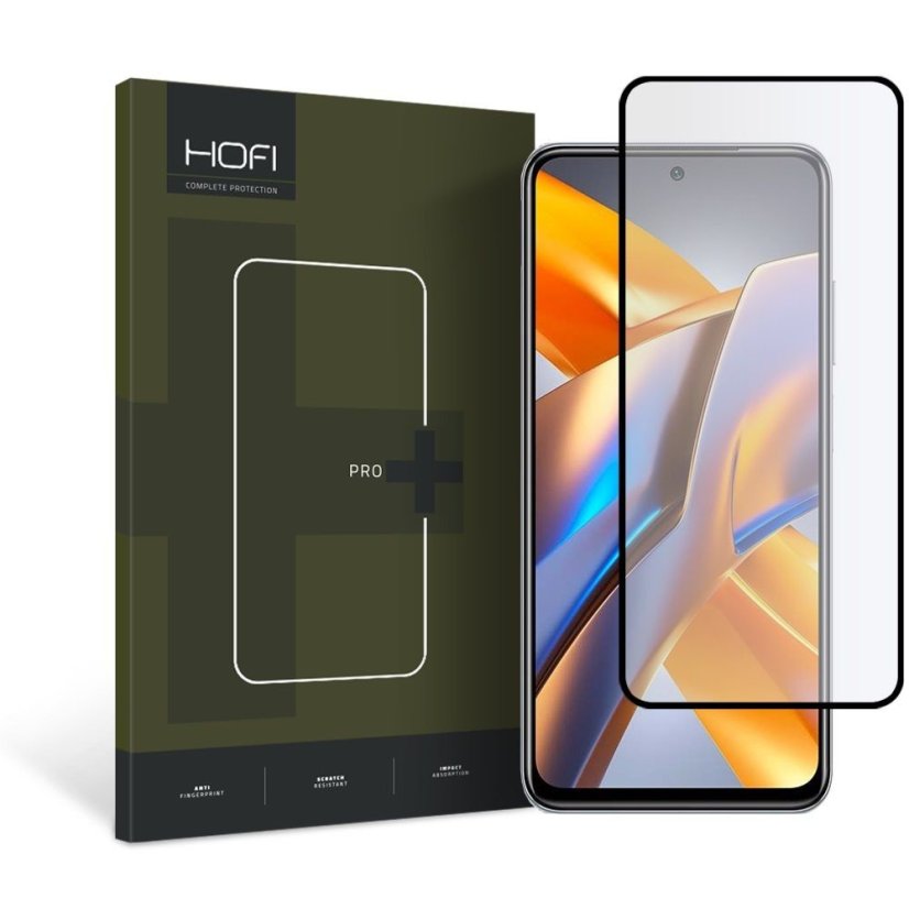 Ochranné tvrdené sklo Hofi Glass Pro+ Xiaomi Poco M5S / Redmi Note 10 / 10S Black