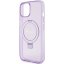 Kryt Original Faceplate Case Guess Guhmp15Shrsgsu iPhone 15 (s MagSafe / Glitter Script Logo / Ring Stand / Purple)