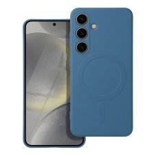 Kryt Case Samsung Galaxy S24 Silicone Mag Cover s MagSafe (Camera Protection) Blue
