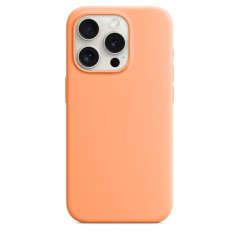 iPhone 15 Pro Silicone Case s MagSafe - Orange Sorbet design (oranžový)