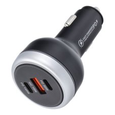 Nabíjačka auta Car Charger USB A + 2 X Type C Pd Qc3.0 3A 191W Cc69-2C1A Black