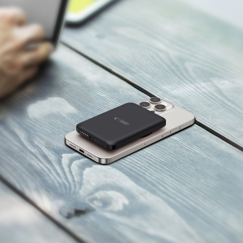 Externá Akkumulátor Tech-Protect Pb10 Lifemag Magsafe Power Bank 5000Mah Black