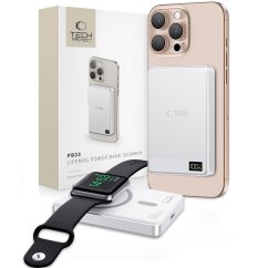 Externá batéria Tech-Protect Pb33 Lifemag Magsafe Power Bank 5000Mah Silver
