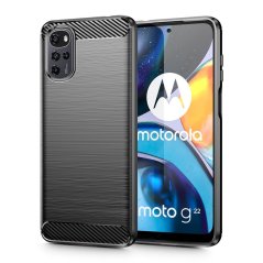 Kryt Tech-Protect TPUcarbon Motorola Moto G22 / E32 / E32S Black