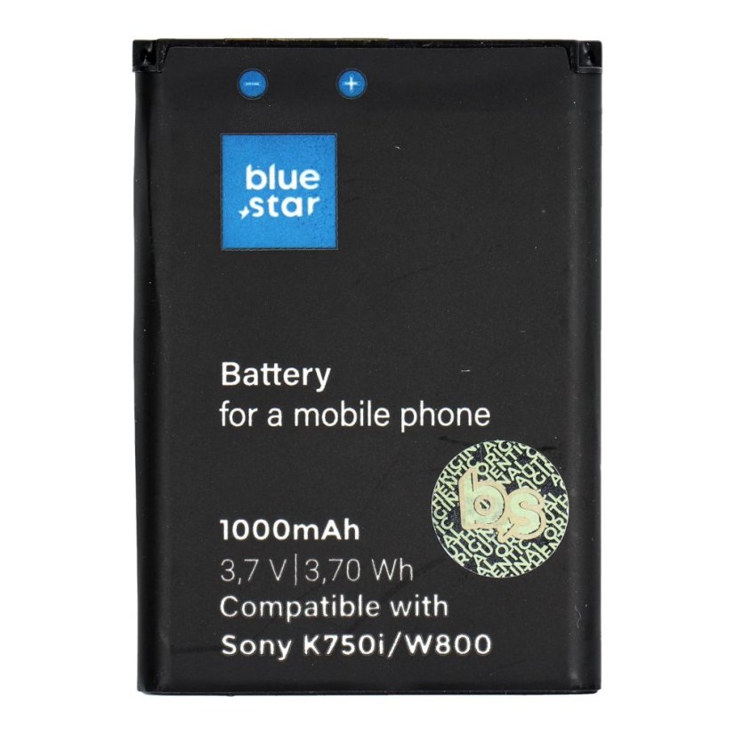 Akkumulátor Battery Sony Ericsson K750I / W800 / W550I / Z300 1000 mAh Blue Star Premium