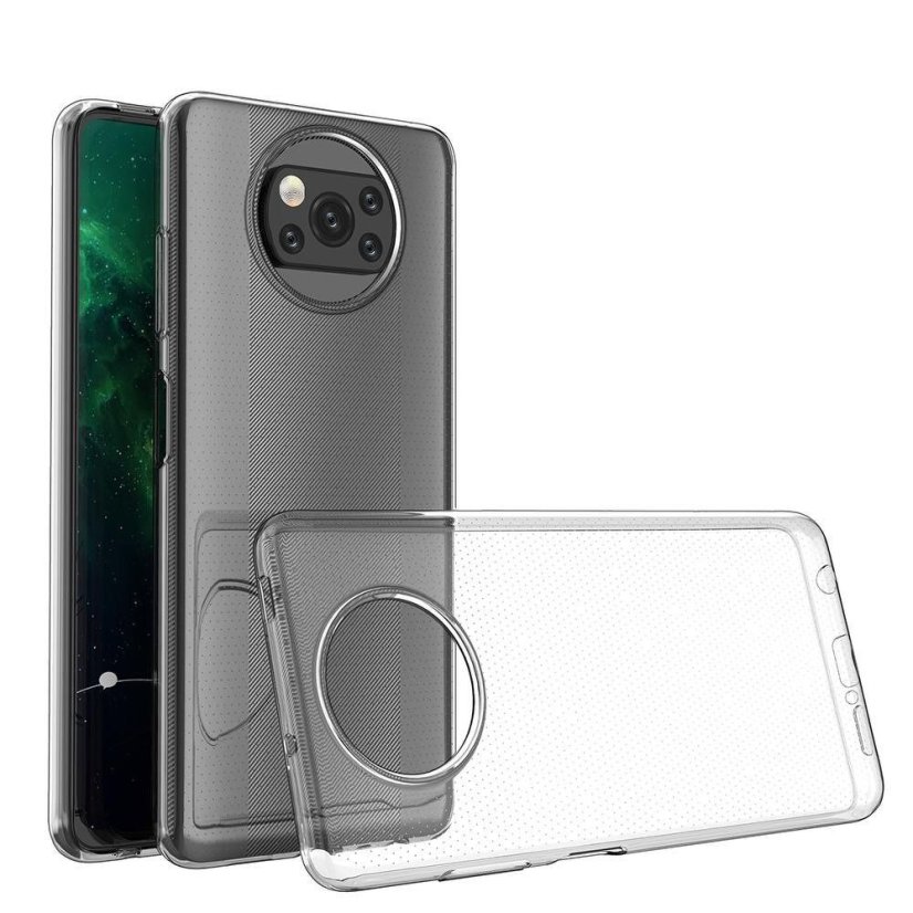 Kryt Case Xiaomi Poco X3 / X3 Pro Silikónový kryt s hrúbkou 0,5 mm Priesvitný
