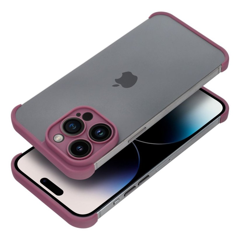 Kryt mini Bumpers With Camera Island Protection Case iPhone 13 Pro Cherry