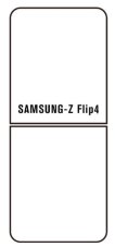 Hidrogél - védőfólia - Samsung Galaxy Z Flip 4 (rozdelená)