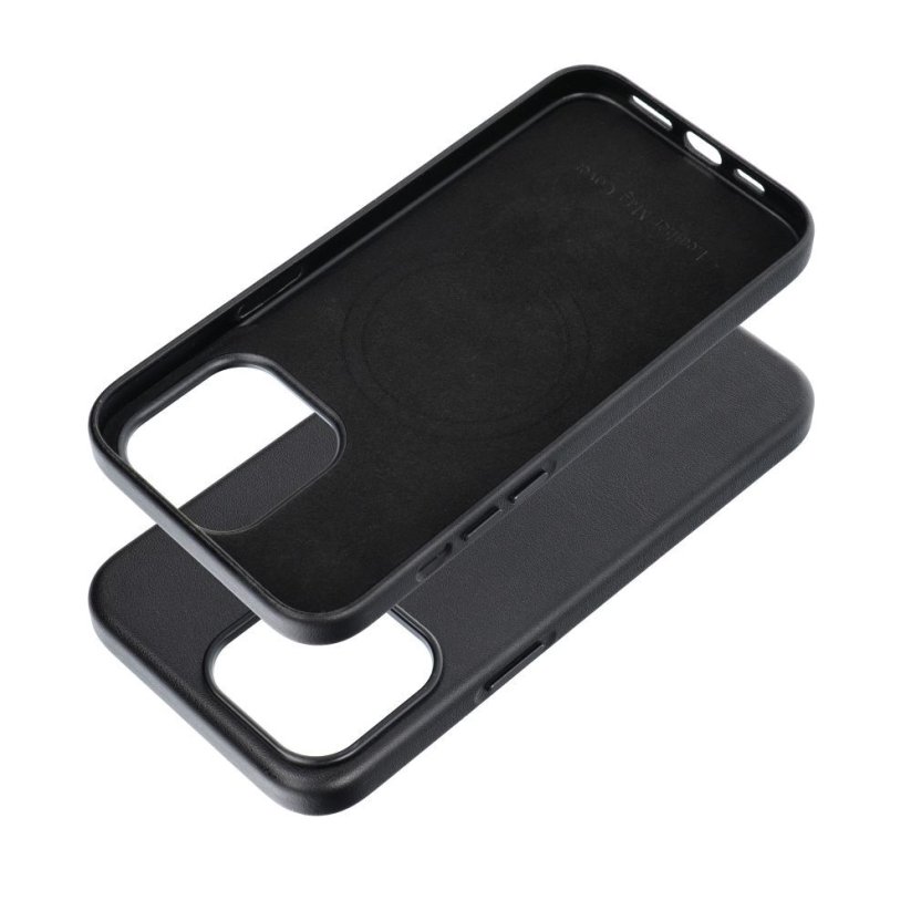 Kryt Leather Mag Cover Case iPhone 15 Pro Max Black