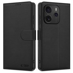 Kryt Tech-Protect Wallet Xiaomi Redmi Note 14 5G / Poco M7 Pro 5G Matte Black Kryt Tech-Protect Wallet Xiaomi Redmi Note 14 5G / Poco M7 Pro 5G Matte Black
