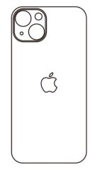 Hydrogel - zadná ochranná fólia - iPhone 13 mini - typ výrezu 6