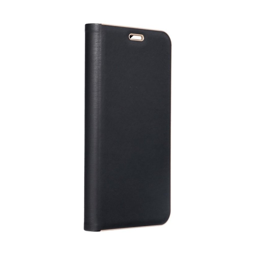 Kryt Luna Book Gold Samsung Galaxy S22 Ultra Black