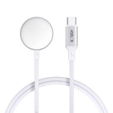 Kábel Tech-Protect Mc02 Ultraboost Magnetic Charger Type-C Cable 100cm Apple Watch White Kábel Tech-Protect Mc02 Ultraboost Magnetic Charger Type-C Cable 100cm Apple Watch White