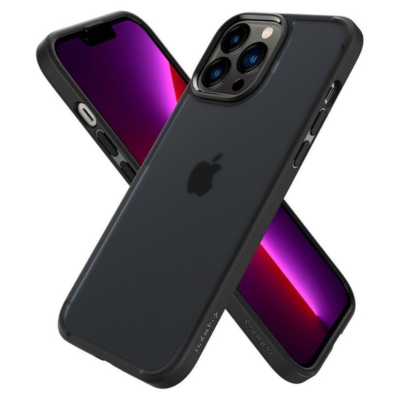 KRYT SPIGEN ULTRA HYBRID iPhone 13 Pro MATTE FROST BLACK