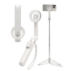 Selfie tyč Spigen S571W Magsafe Bluetooth Selfie Stick Tripod Dune Beige