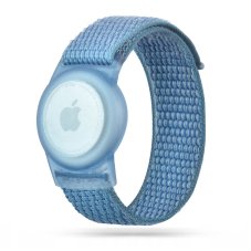 Óraszíj Tech-Protect Nylon For Kids Apple Airtag 1 / 2 Blue