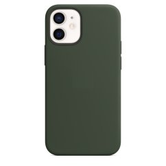 iPhone 12/12 Pro Silicone Case s MagSafe - Cyprus Green design (zelený)