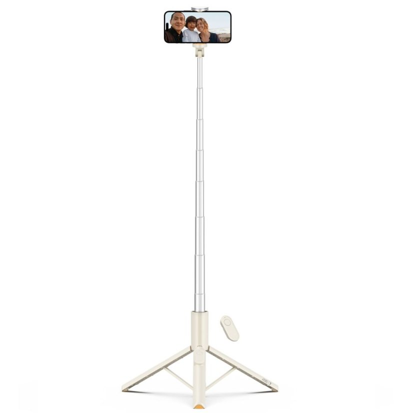 Selfie tyč Tech-Protect L09S Bluetooth Selfie Stick Tripod Beige