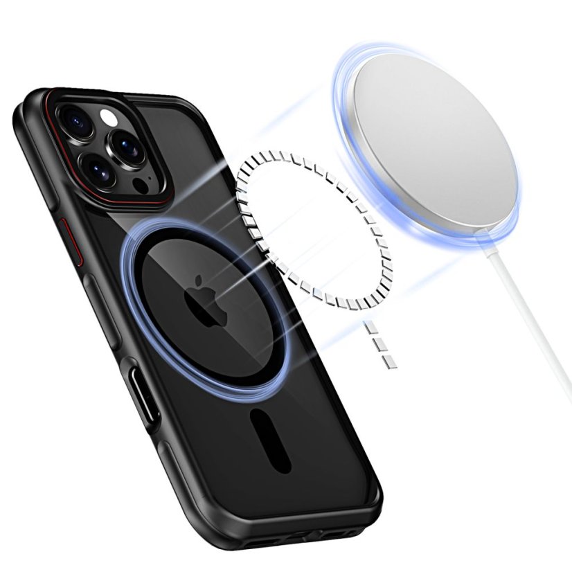 Kryt Tech-Protect Maghybrid Magsafe iPhone 16 Pro Black/Red