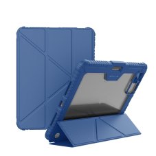 Nillkin Bumper PRO Protective Stand Case tok többszögű iPad Pro 12.9 2020/21/22/ Air 13 2024/25/26 zafírkék iPad Pro 12.9 2020/21/22/ Air 13 2024/25/26 zafírkék