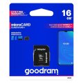 Pamäťová karta Goodram Memory Card Microsd 16Gb 100 Mb/S Class 10 Uhs I With Adapter Sd