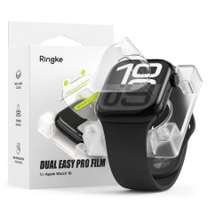 Ochranná fólia Ringke Dual Easy Pro 2-Pack Apple Watch 10 (46 mm) Clear